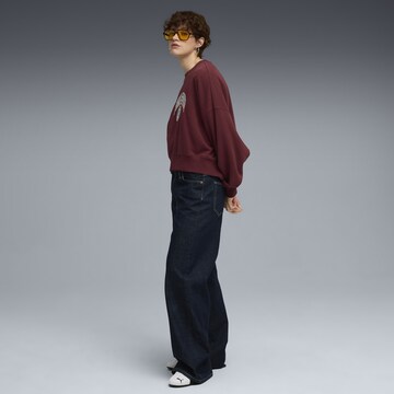 Sweat-shirt 'Essentials' PUMA en rouge