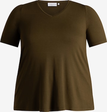 BASE LEVEL CURVY Shirt in Green: front