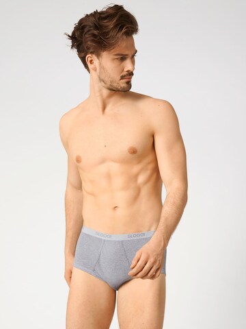 SLOGGI - Cueca ' Basic ' em preto: frente