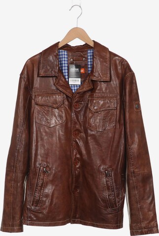 emilioadani Jacket & Coat in XL in Brown: front