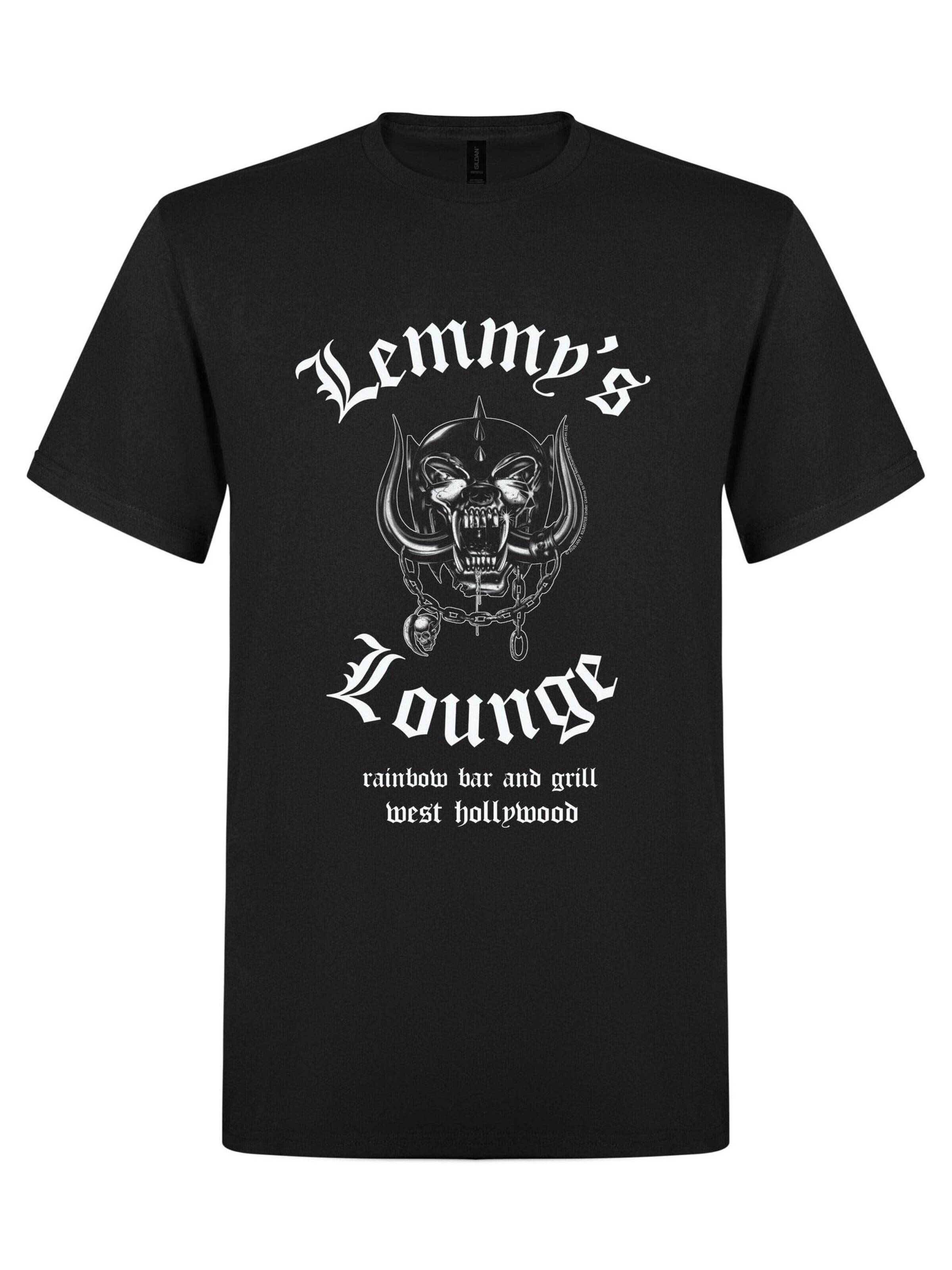 Lemmy Kilmister Shirt 'Lemmy Kilmister -  Lemmy´s Lounge T-Shirt' in Black: front