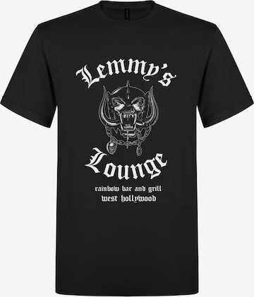 Lemmy Kilmister Koszulka 'Lemmy Kilmister - Lemmy´s Lounge T-Shirt' w kolorze czarny: przód