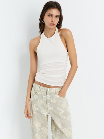 Top di Pull&Bear in beige: frontale
