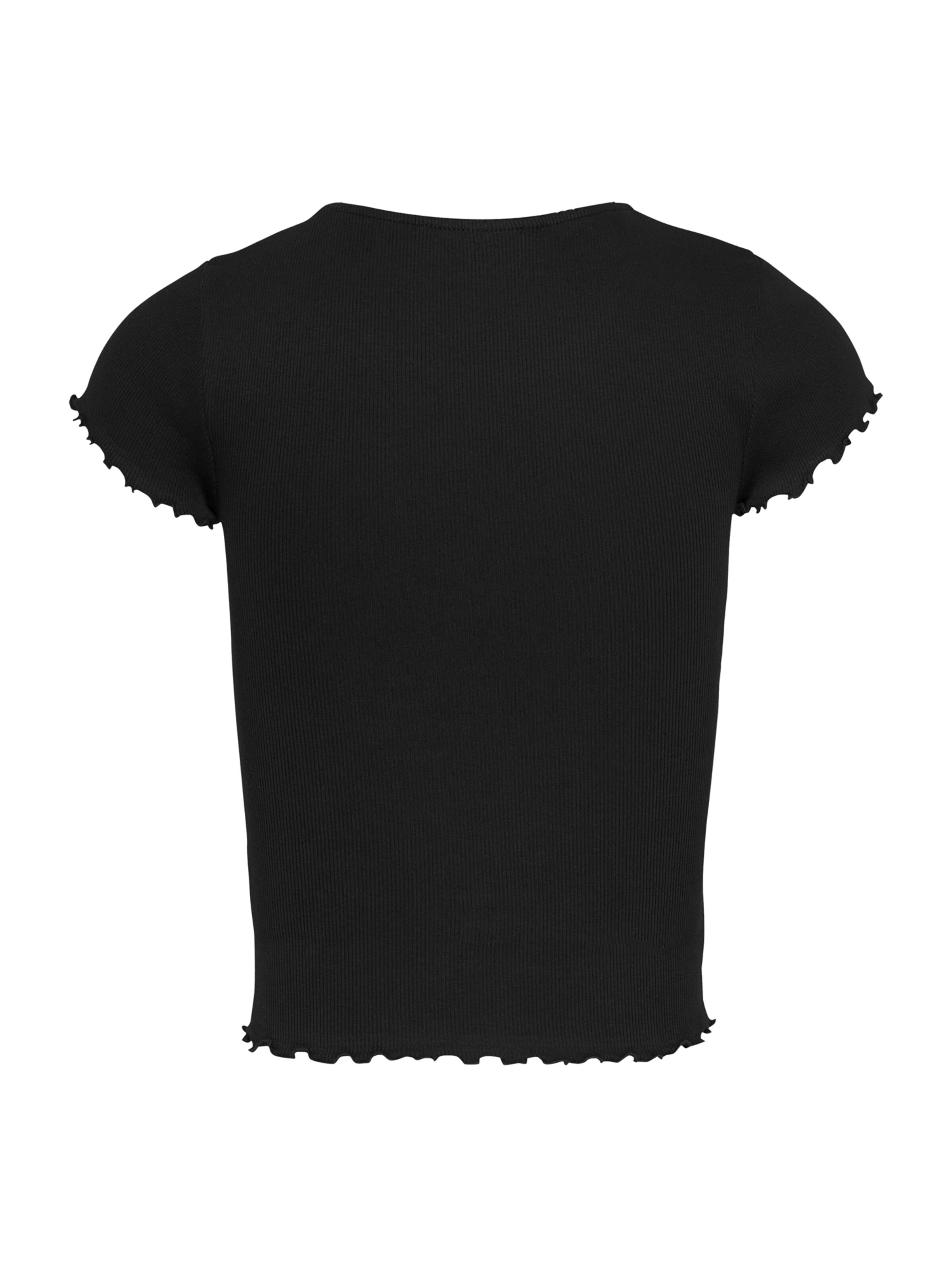 Tommy Jeans Тениска 'SCALLOP' в черно