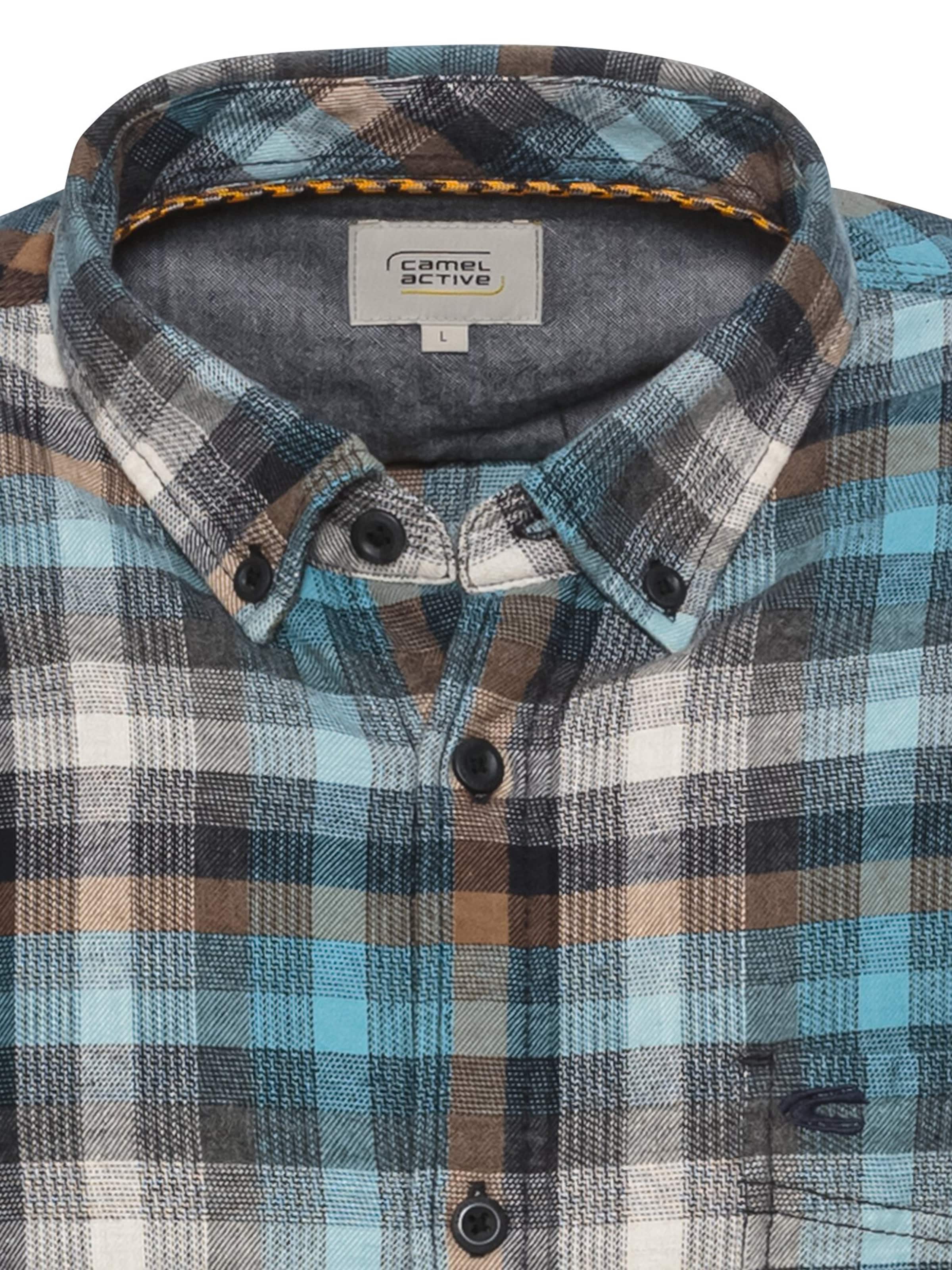 CAMEL ACTIVE Regular Fit Hemd in Blau