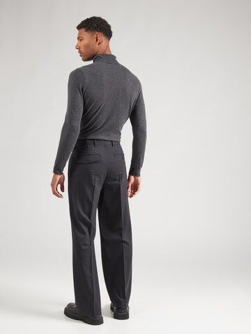 ANNARR Regular Pleat-front trousers 'KIRKLAND' in Black