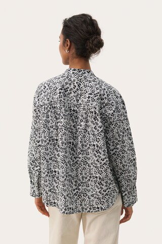 Part Two Bluse 'Natale' in Schwarz