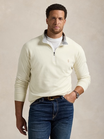 Felpa di Polo Ralph Lauren Big & Tall in beige: frontale