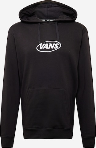 VANS Sweatshirt 'COMMERICA' in Black: front