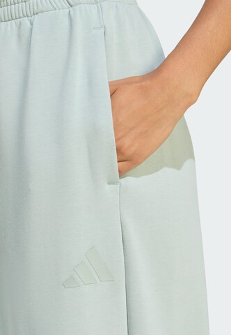 Wide Leg Pantalon de sport ADIDAS SPORTSWEAR en vert