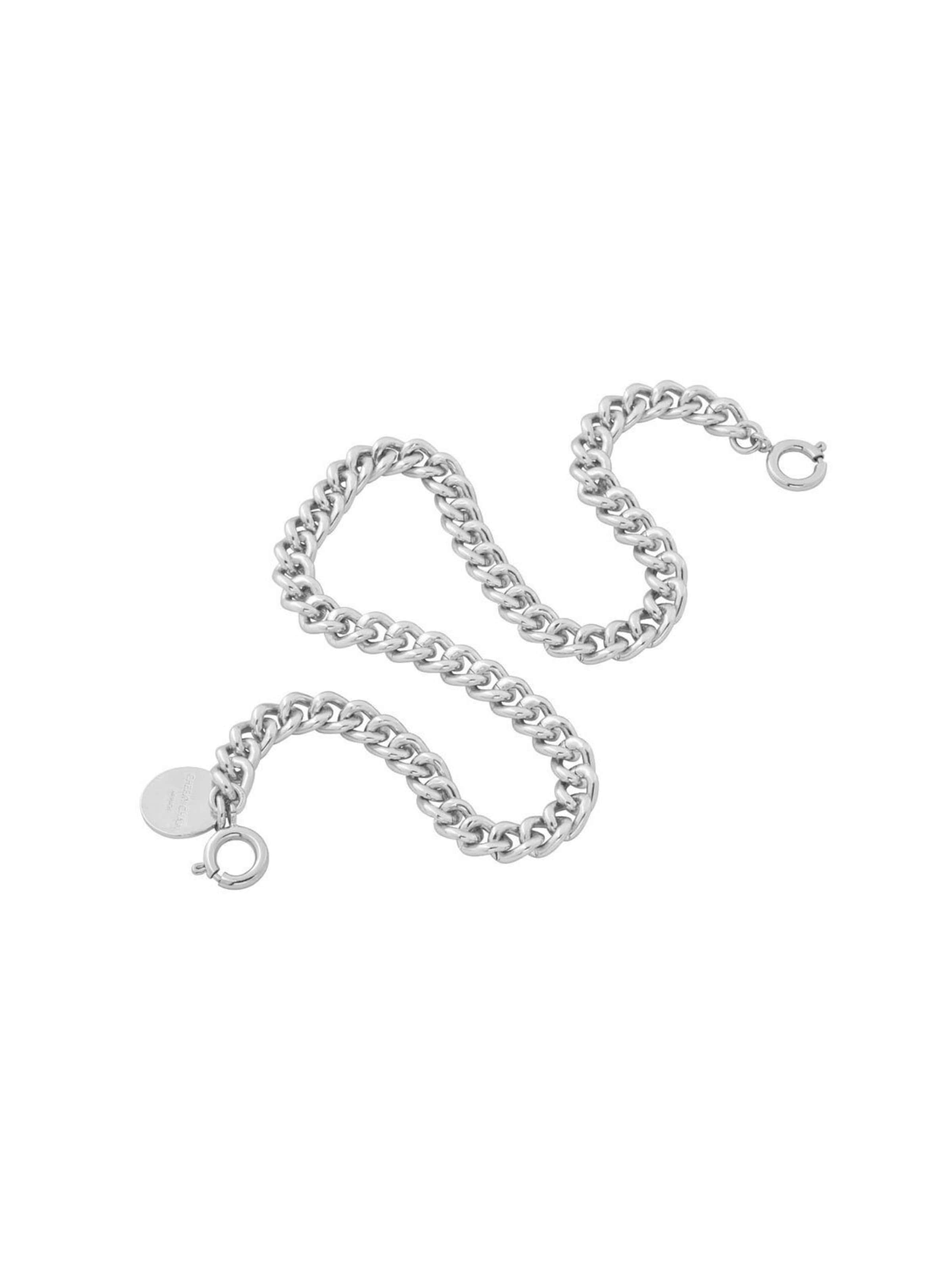 Accessoires pour chaussures 'Baby Ava' Cheeky Chain Munich en argent : devant