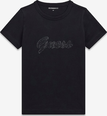 T-shirt GUESS en noir : devant