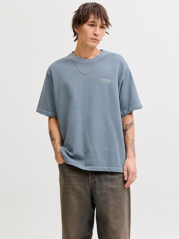 Felpa 'JJEARCHIVE' di JACK & JONES in blu: frontale