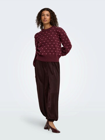 JDY - Pullover 'JDYSIGRID' em vermelho