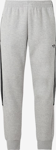 pilka ADIDAS ORIGINALS Siaurėjantis Kelnės 'Spacer': priekis