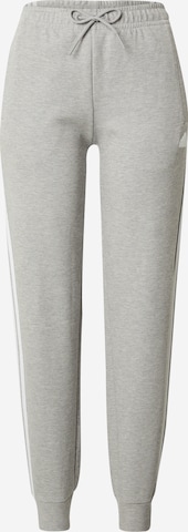 ADIDAS SPORTSWEAR Tapered Workout Pants in Grey: front