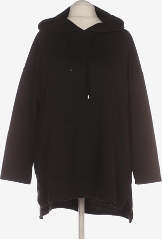 SAMOON Sweatshirt & Zip-Up Hoodie in 4XL in Black: front