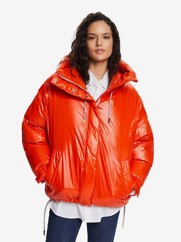 ESPRIT Winter Jacket in Orange: front