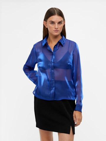 OBJECT - Blusa 'CORNELIA' em azul: frente