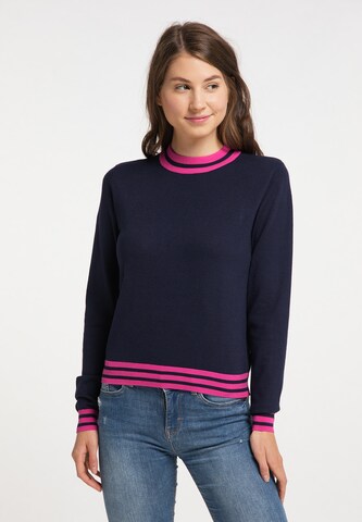 Pull-over MYMO en bleu : devant