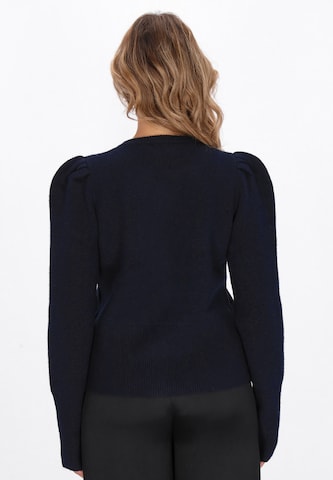 faina Knit cardigan in Blue
