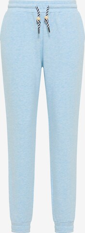 Schmuddelwedda Tapered Broek 'Nahima' in Blauw: voorkant