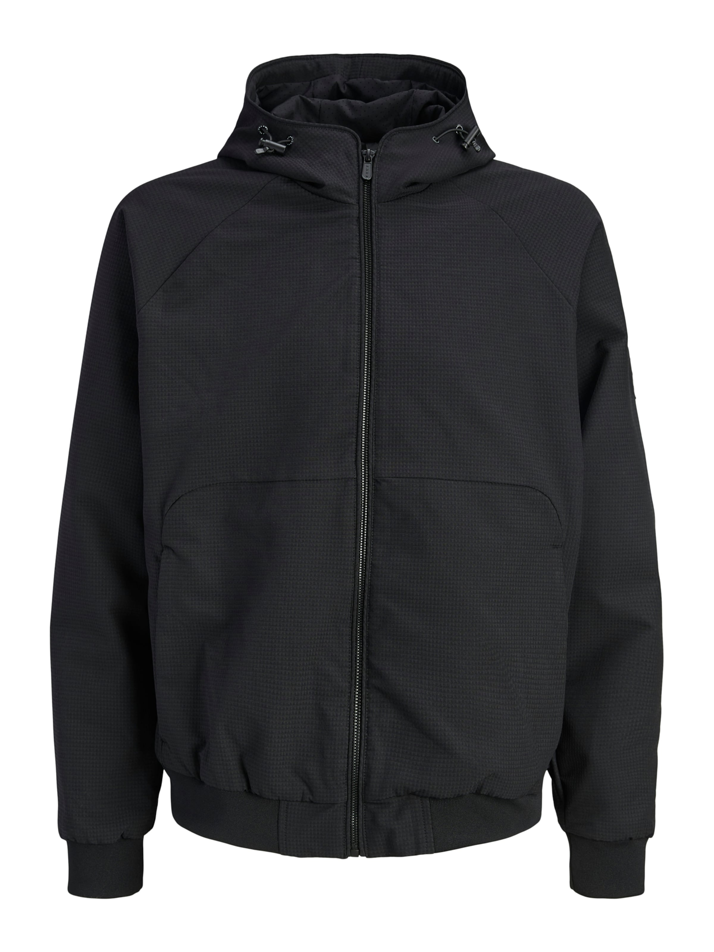 JACK & JONES Starpsezonu jaka 'JCOFUSION', krāsa - melns, Preces skats