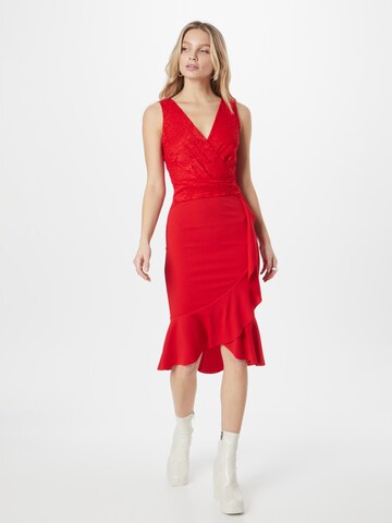 WAL G. Cocktail Dress 'SALLY' in Red: front