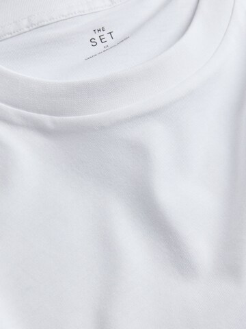 Tricou 'Supima' de la The Set pe alb