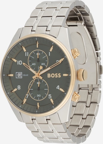BOSS Analoginen kello 'SKYTRAVELLER' värissä hopea: etupuoli