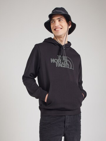 Felpa 'DREW PEAK' di THE NORTH FACE in nero: frontale