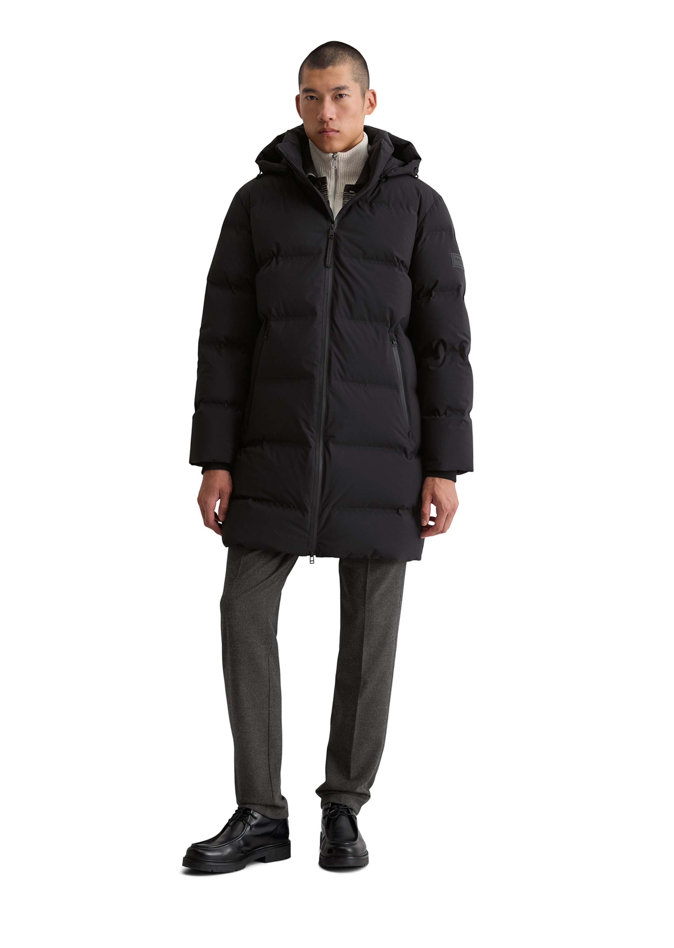 Manteau d’hiver Marc O'Polo en noir