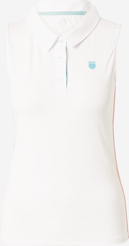 K-Swiss Performance Sports Top 'HYPERCOURT' in White: front
