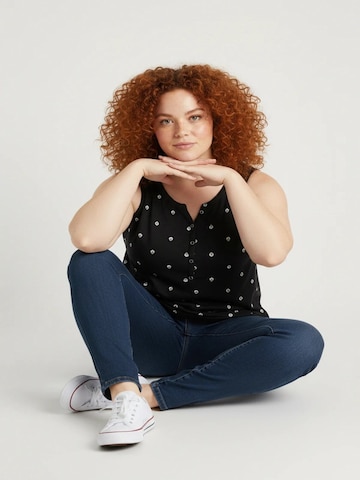 Shape Of You Top in Schwarz