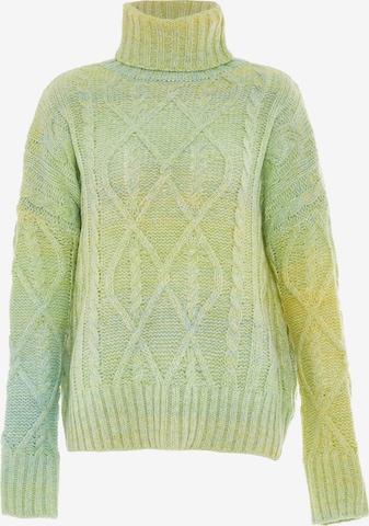 Pull-over MYMO en vert : devant