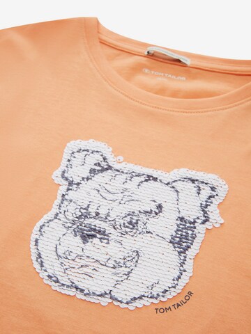 T-Shirt TOM TAILOR en orange