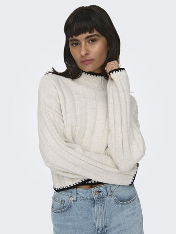 ONLY - Pullover 'ONLCHICK STITCH' em bege