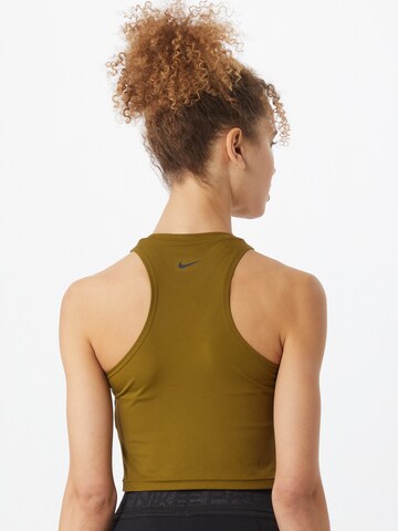 Haut de sport 'TROMPE' NIKE en jaune