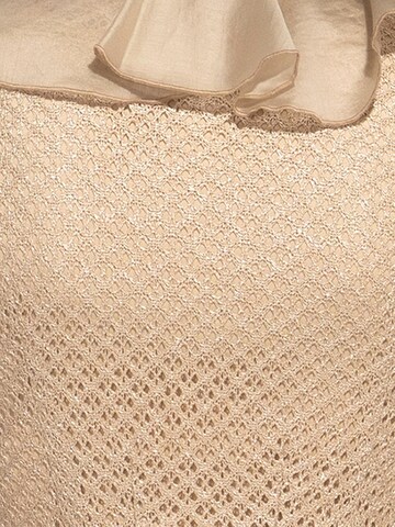 JIORO Strickjacke 'ESSENTIALS'‌‌ in Beige