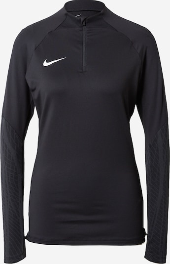 NIKE Camisa funcionais em preto / branco, Vista do produto