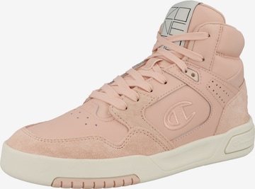 Champion Authentic Athletic Apparel High-Top Sneakers 'Z80' in Pink: front