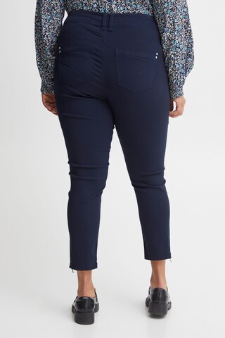 Fransa Slimfit Broek 'Zalin Pa 4' in Blauw