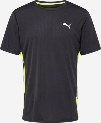 PUMA T-Shirt fonctionnel 'RUN FAVORITE VELOCITY' en gris / vert clair / noir, Vue avec produit