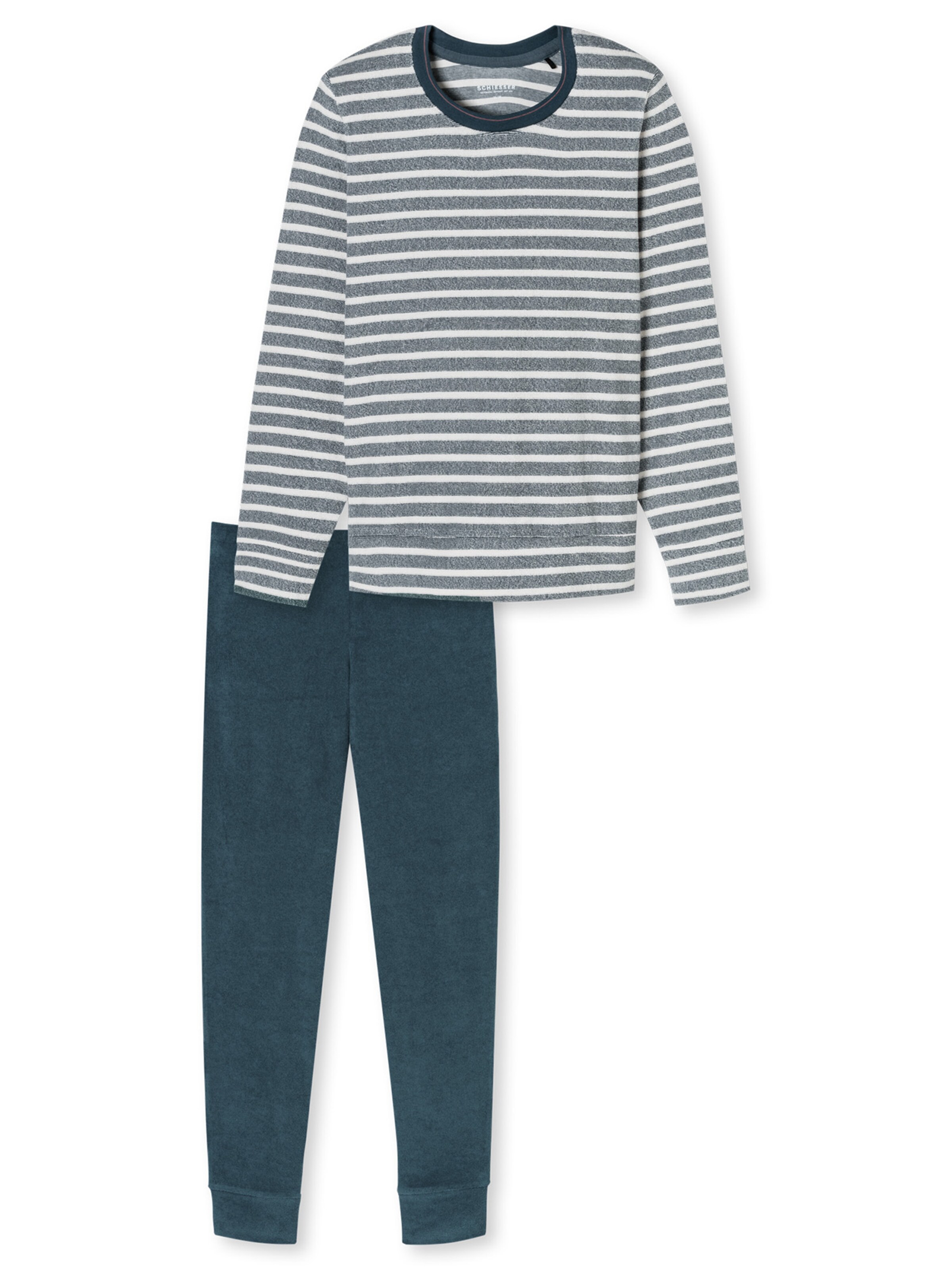 SCHIESSER Pyjama in Blau: Vorderseite