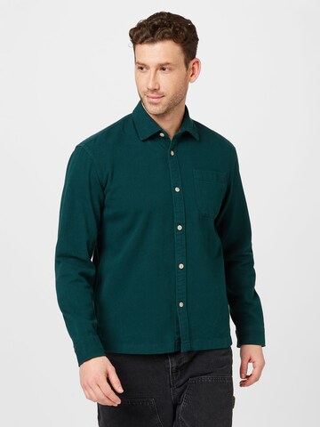 ESPRIT - Regular Fit Camisa em verde: frente