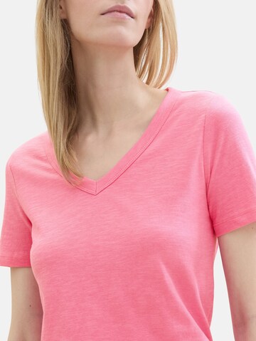 TOM TAILOR T-Shirt in Pink