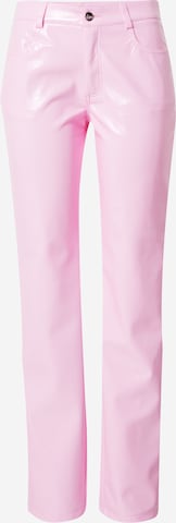 NLY by Nelly Regular Pants in Pink: front