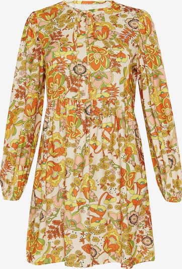 Gaya Haljina 'Festival' u boja pijeska / žuta / svijetlozelena / narančasta, Pregled proizvoda