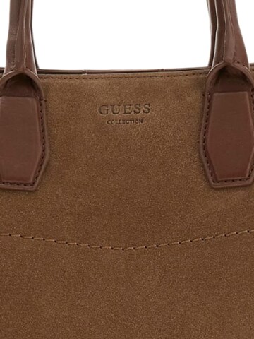 GUESS - Bolso de hombro 'Guess Sac Bandoulière Yulia Small Satchel Chocolate' en marrón