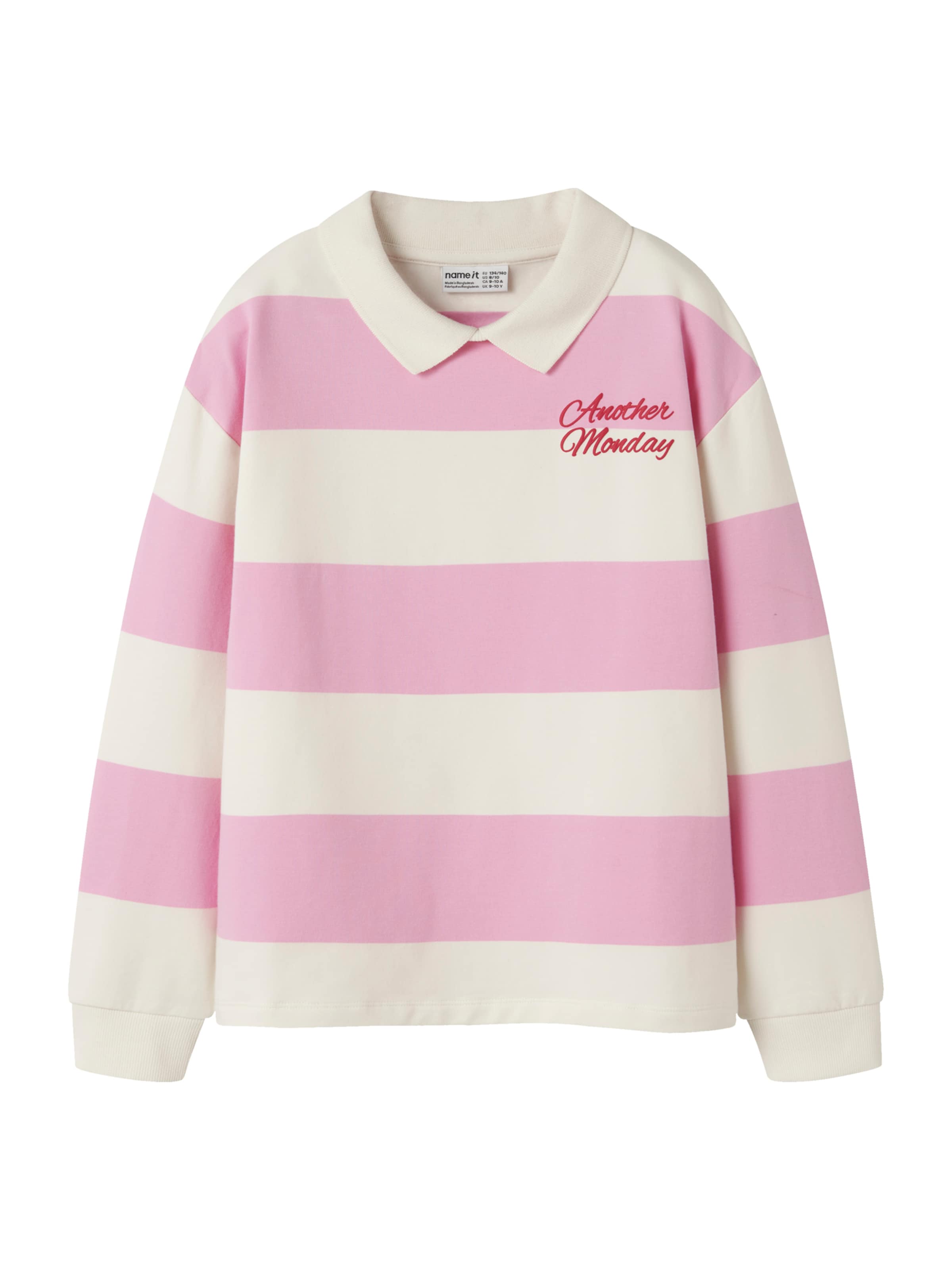 NAME IT Sweatshirt 'NKFLITOPOL' in Pink: Vorderseite